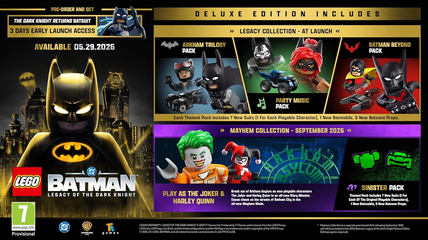 LEGO Batman: Legacy of the Dark Knight [Deluxe Edition] for Xbox Series X