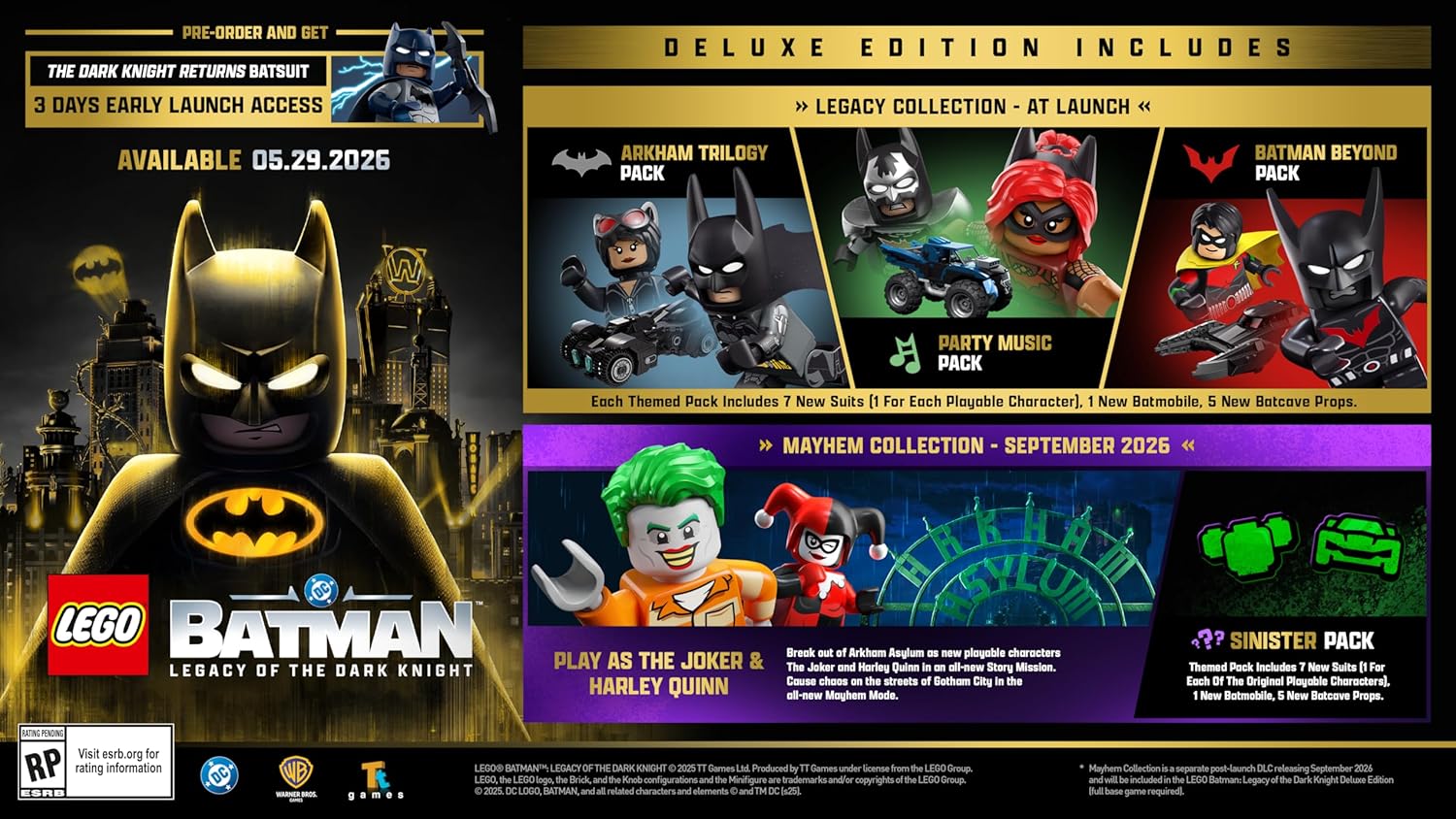 LEGO Batman: Legacy of the Dark Knight [Deluxe Edition] for Nintendo Switch 2