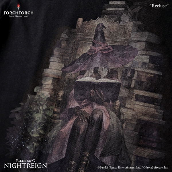 Elden Ring Nightreign x Torch Torch - Recluse T-shirt (Black | Size M) image 3