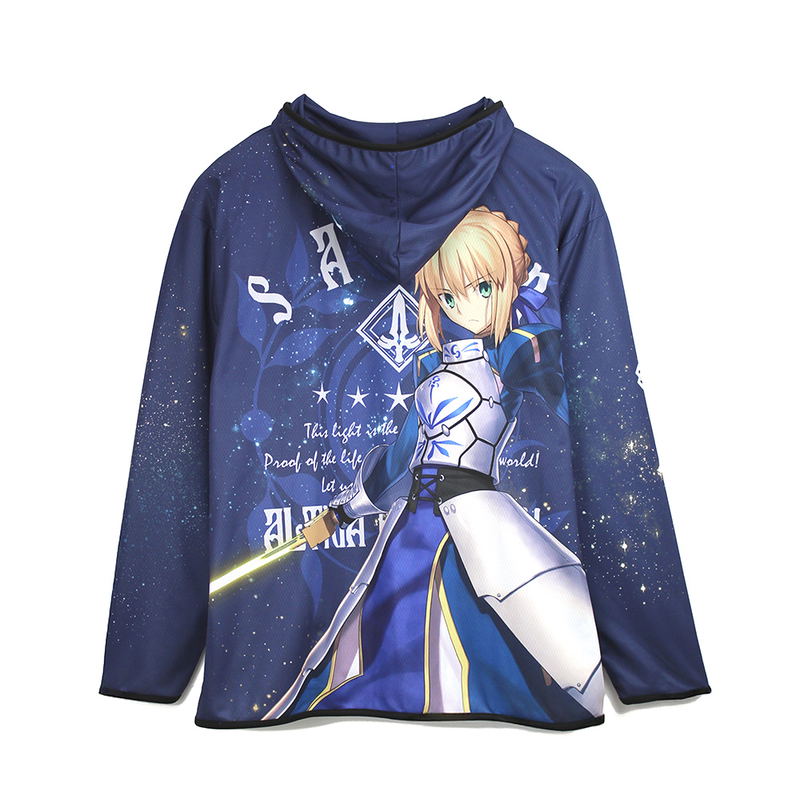 Fate/Grand Order - Saber/Altria Pendragon Full Graphic Dry Hoodie (Size XL) image 1