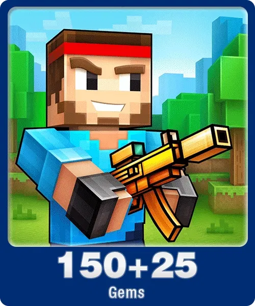 Pixel Gun 3D 150 + 25 Gems | Indonesia Direct Top Up Codashop Direct Top Up digital — Import Game Deal