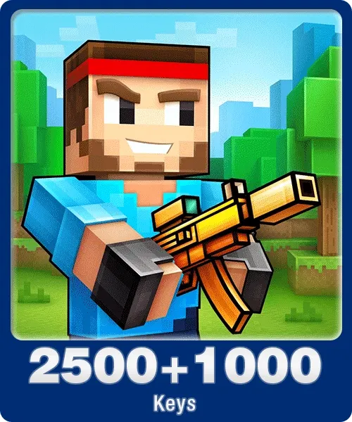 Pixel Gun 3D 2500 + 1000 Keys | Indonesia Direct Top Up <span class="ext" style="background-color: #00e206; color: #FFFFFF;">Direct Top Up</span> <span class="ext ext_digital">digital</span> image 1
