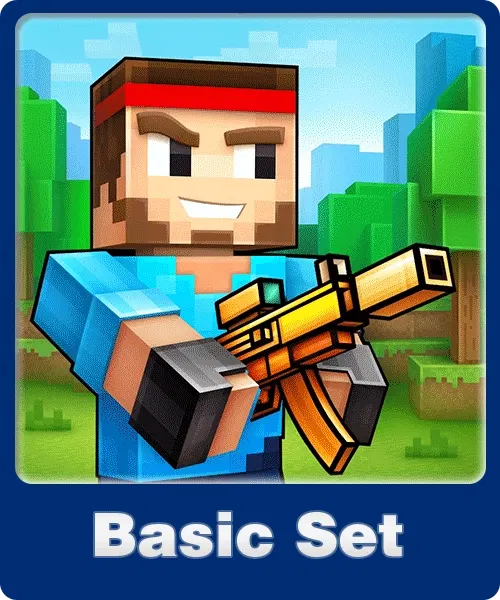 Pixel Gun 3D Basic Set | Indonesia Direct Top Up Codashop Direct Top Up digital — Import Game Deal