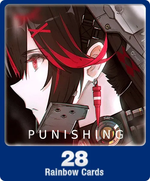 Punishing Gray Raven 28 Rainbow Cards | Indonesia Direct Top Up Codashop Direct Top Up digital — Import Game Deal