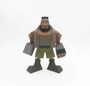 Final Fantasy VII Polygon Soft Vinyl Figure Barret Wallace