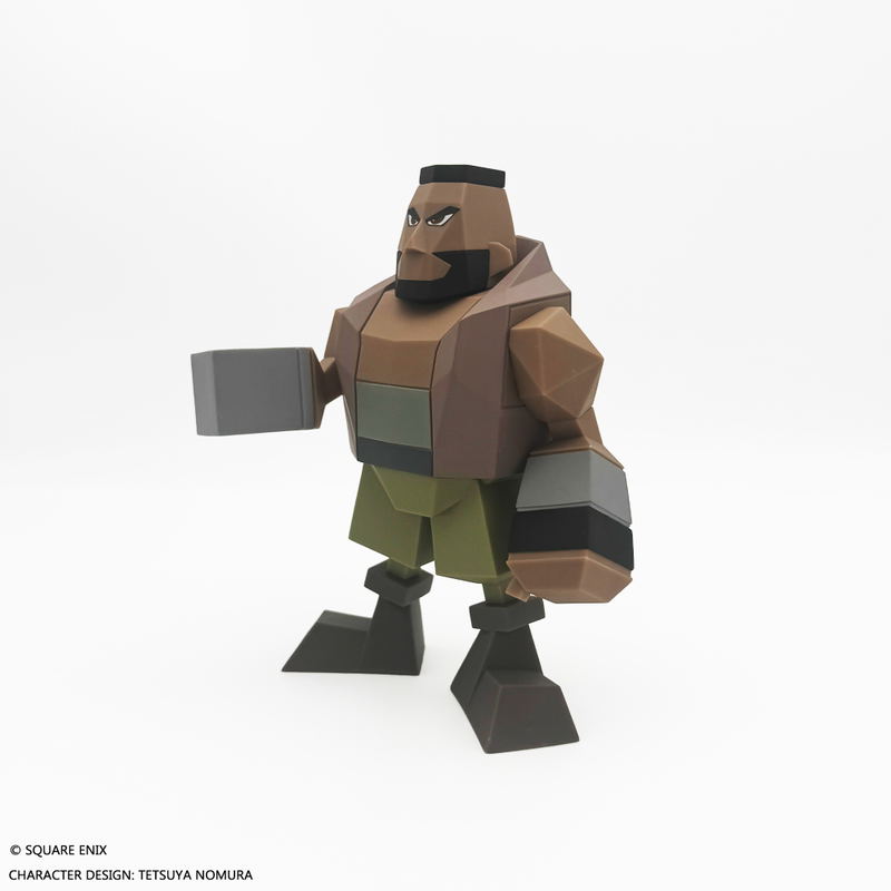 Final Fantasy VII Polygon Soft Vinyl Figure Barret Wallace image 5