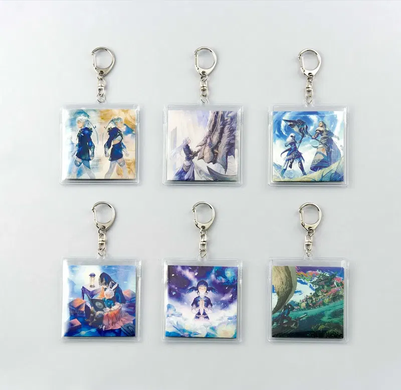 Final Fantasy XIV Music Collection Key Chain Vinyl Series Vol. 2 (Set of 6 Pieces) (Re-run) image 1