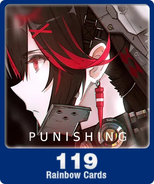 Punishing Gray Raven 119 Rainbow Cards | Philippines Direct Top Up Codashop Direct Top Up digital — Import Game Deal