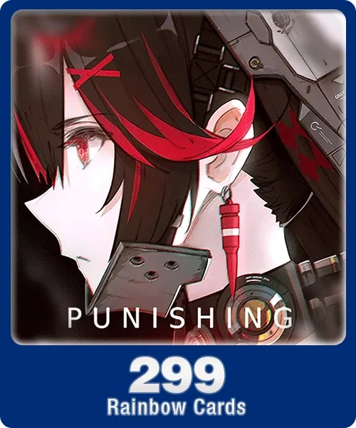 Punishing Gray Raven 299 Rainbow Cards | Malaysia Direct Top Up Codashop Direct Top Up digital — Import Game Deal