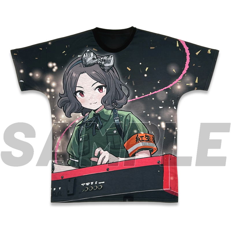 Girls Band Cry - Original Illustration Of Tomo Ebizuka Full Graphic Seamless T-shirt Unmei No Hana Ver. (Size S) image 1