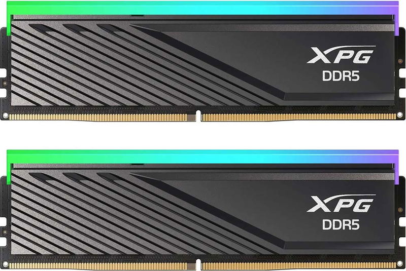 ADATA XPG Lancer Blade RGB Black UDIMM 32GB Kit (2x16GB), DDR5-6400, CL32-39-39, 1RX8 image 1
