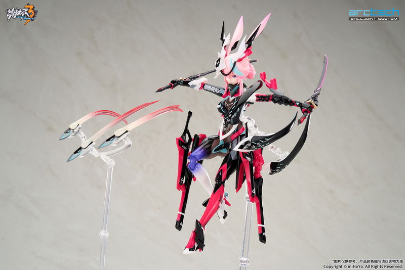 Arctech Series Honkai Impact 3rd 1/8 Scale Action Figure: Yae Sakura Darkbolt Jonin Neon Shade Ver. image 9