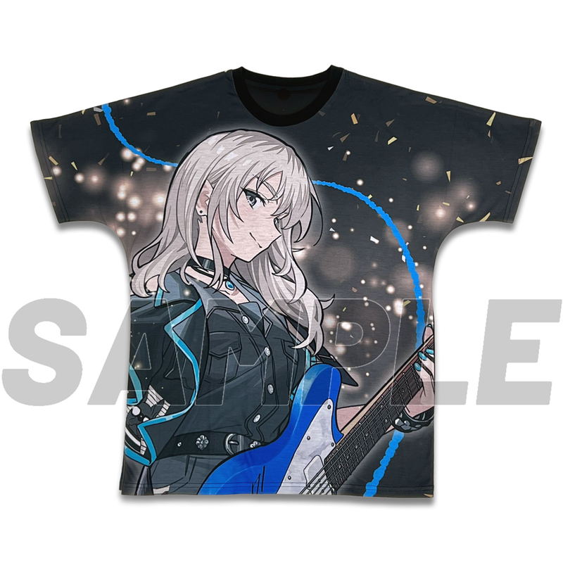 Girls Band Cry - Original Illustration Of Momoka Kawaragi Full Graphic Seamless T-shirt Unmei No Hana Ver. (Size XL) image 1