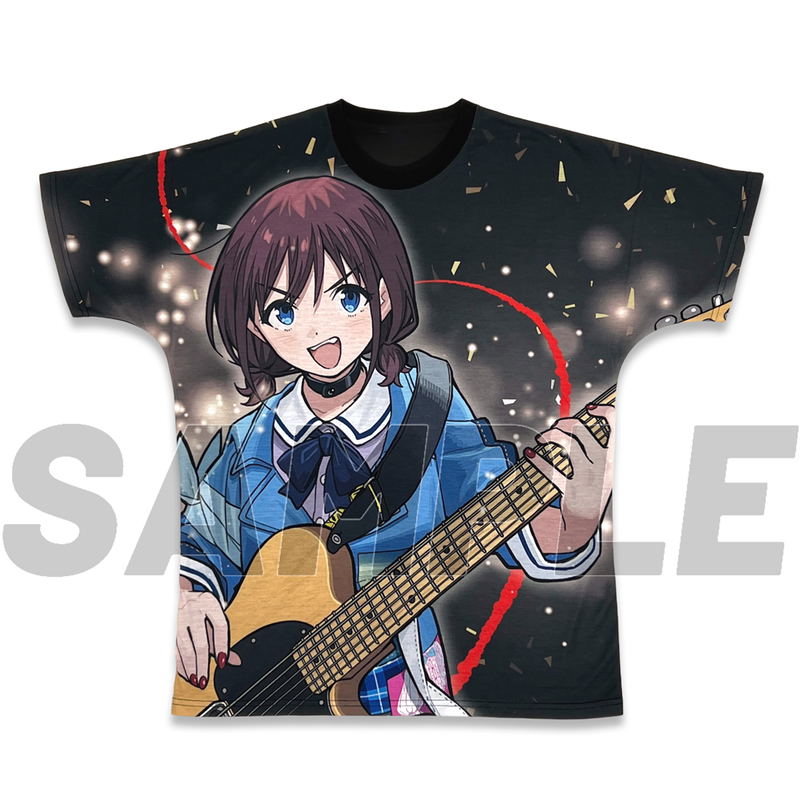 Girls Band Cry - Original Illustration Of Nina Iseri Full Graphic Seamless T-shirt Unmei No Hana Ver. (Size M) image 1