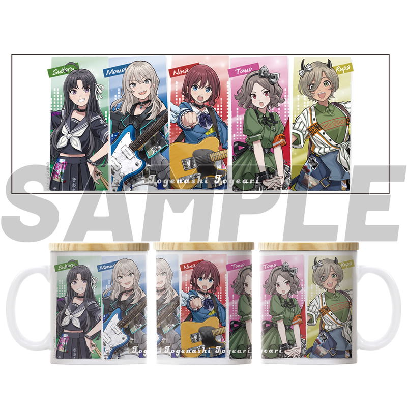 Girls Band Cry - Togenashi Togeari Full Color Mug With Lid image 1