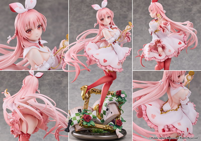 Rosuuri Channel 1/7 Scale Pre-Painted Figure: White Rabbit Rosu Wonderland Ver. image 11