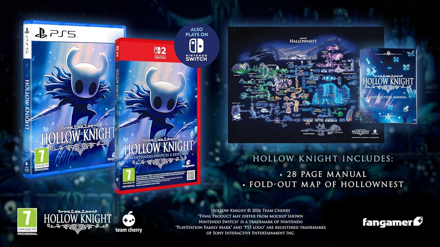 Hollow Knight: Nintendo Switch 2 Edition Game Cart for Nintendo