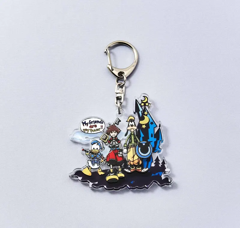 Kingdom Hearts HD 2.8 Acrylic Key Chain Coming image 1
