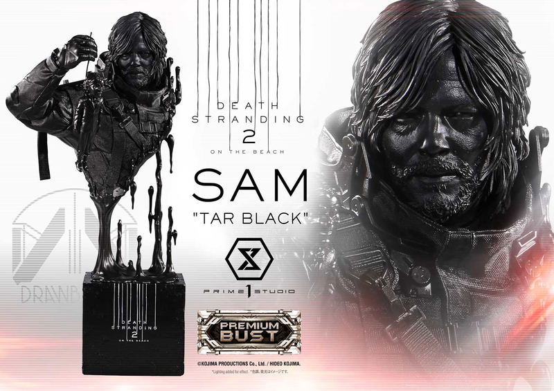 Premium Bust Death Stranding 2 On the Beach 1/3 Scale Statue: Sam (Tar Black) image 10