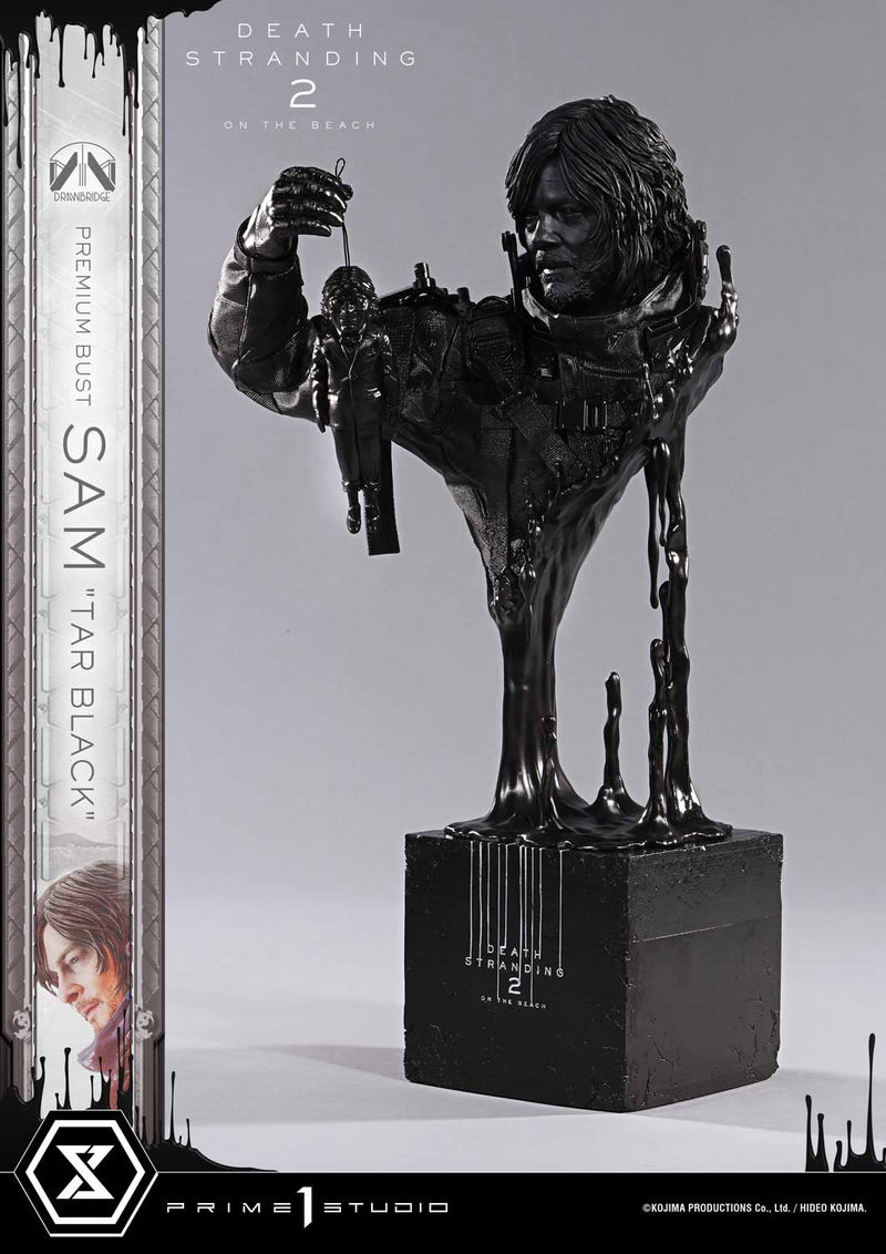 Premium Bust Death Stranding 2 On the Beach 1/3 Scale Statue: Sam (Tar Black) image 2