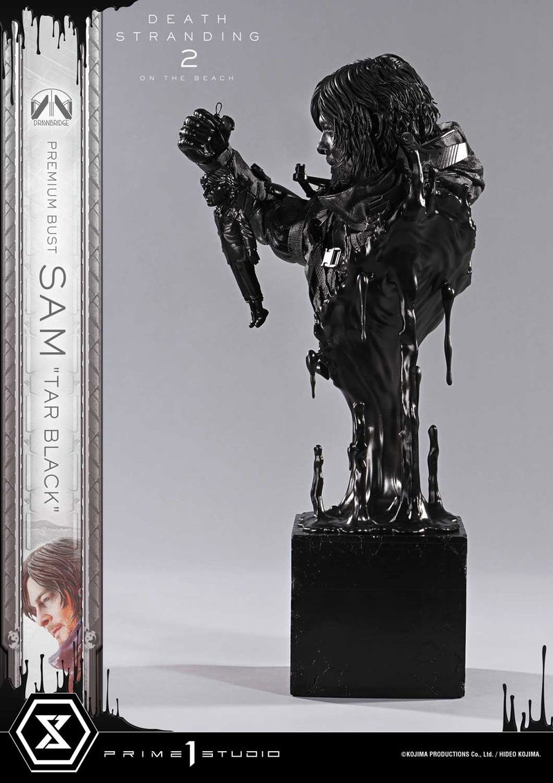 Premium Bust Death Stranding 2 On the Beach 1/3 Scale Statue: Sam (Tar Black) image 3