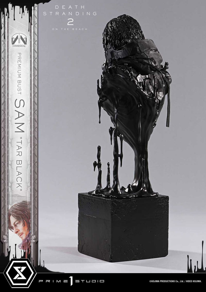 Premium Bust Death Stranding 2 On the Beach 1/3 Scale Statue: Sam (Tar Black) image 4