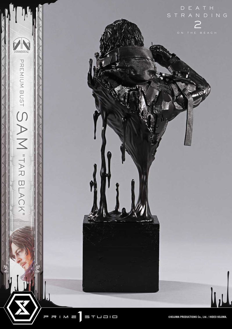 Premium Bust Death Stranding 2 On the Beach 1/3 Scale Statue: Sam (Tar Black) image 5