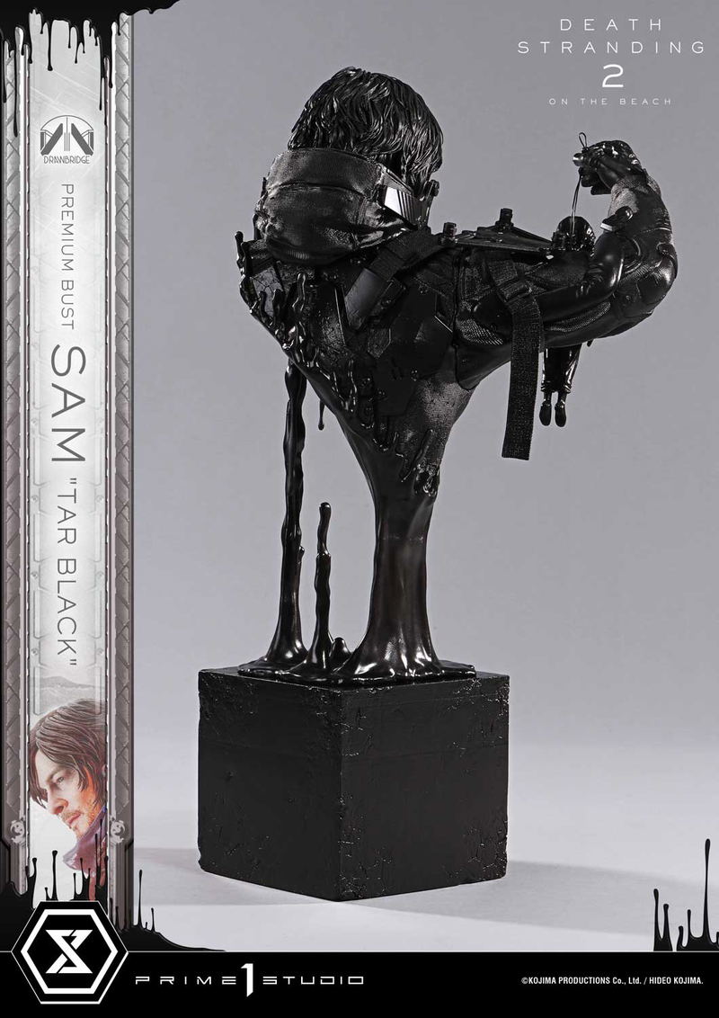 Premium Bust Death Stranding 2 On the Beach 1/3 Scale Statue: Sam (Tar Black) image 6