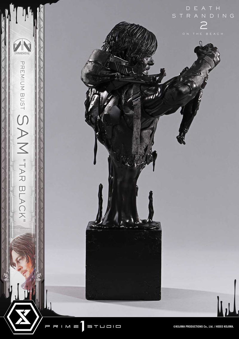 Premium Bust Death Stranding 2 On the Beach 1/3 Scale Statue: Sam (Tar Black) image 7