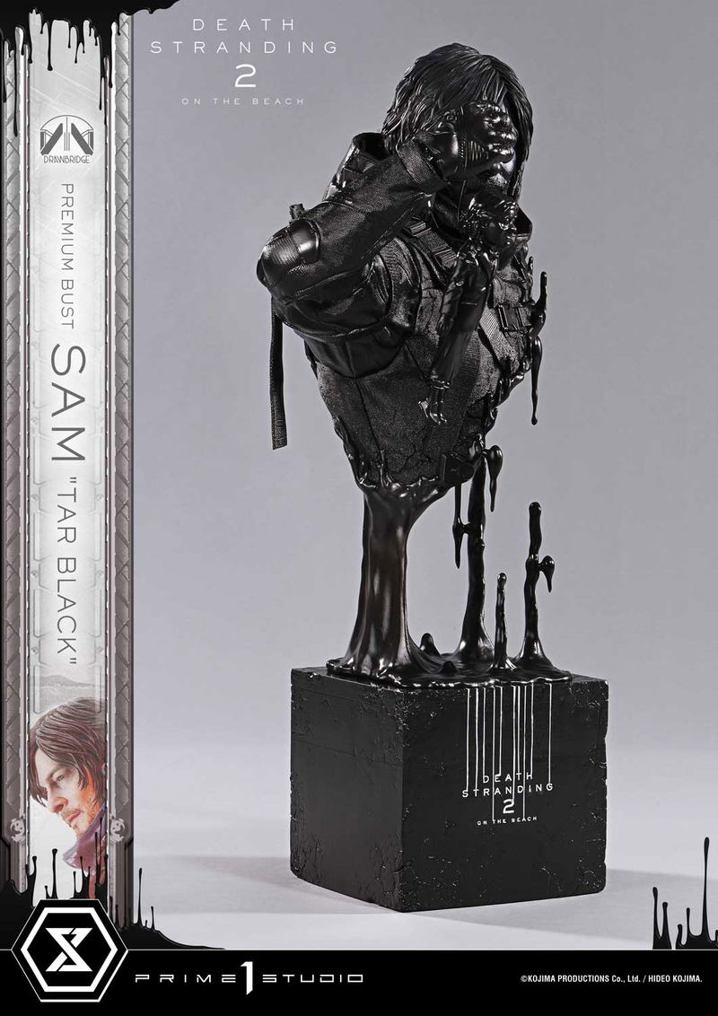 Premium Bust Death Stranding 2 On the Beach 1/3 Scale Statue: Sam (Tar Black) image 8