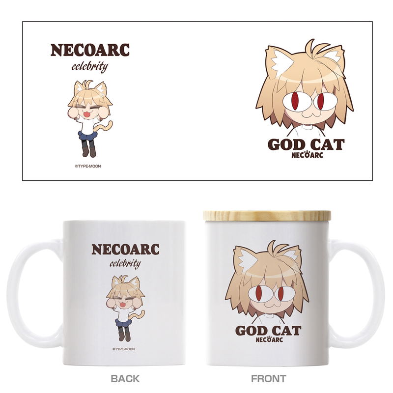 Tsukihime -A Piece Of Blue Glass Moon- Neco Arc Full Color Mug With Lid image 1