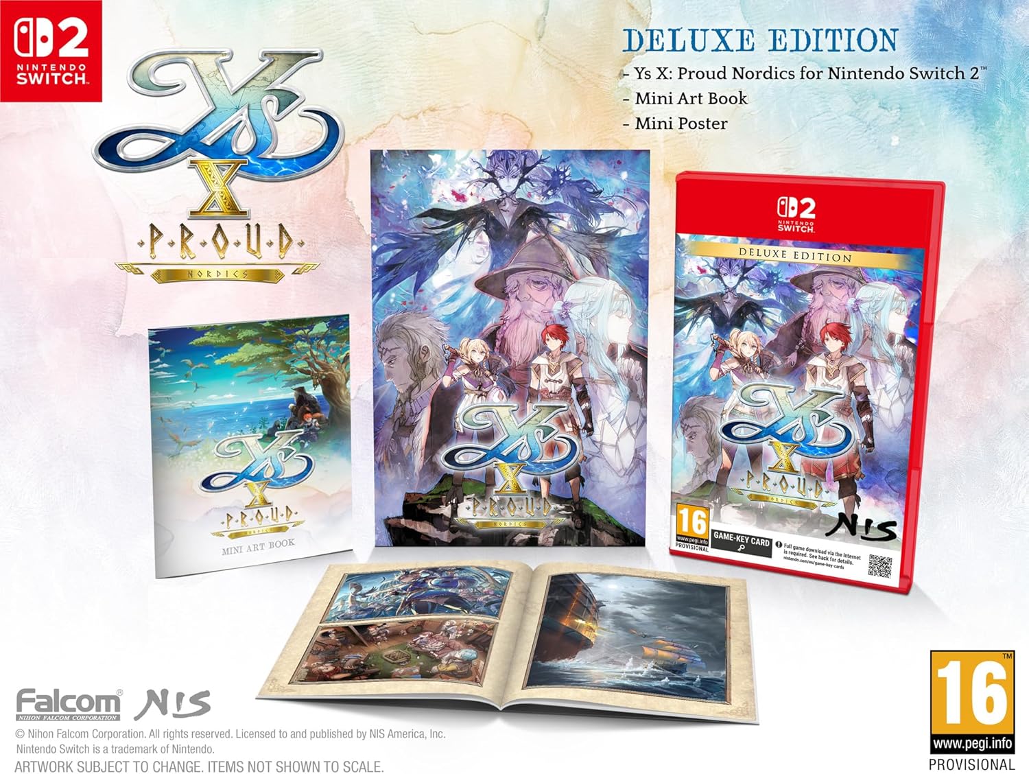 Ys X: Proud Nordics [Deluxe Edition] (German Cover) Game Key Cart — Import Game Deal