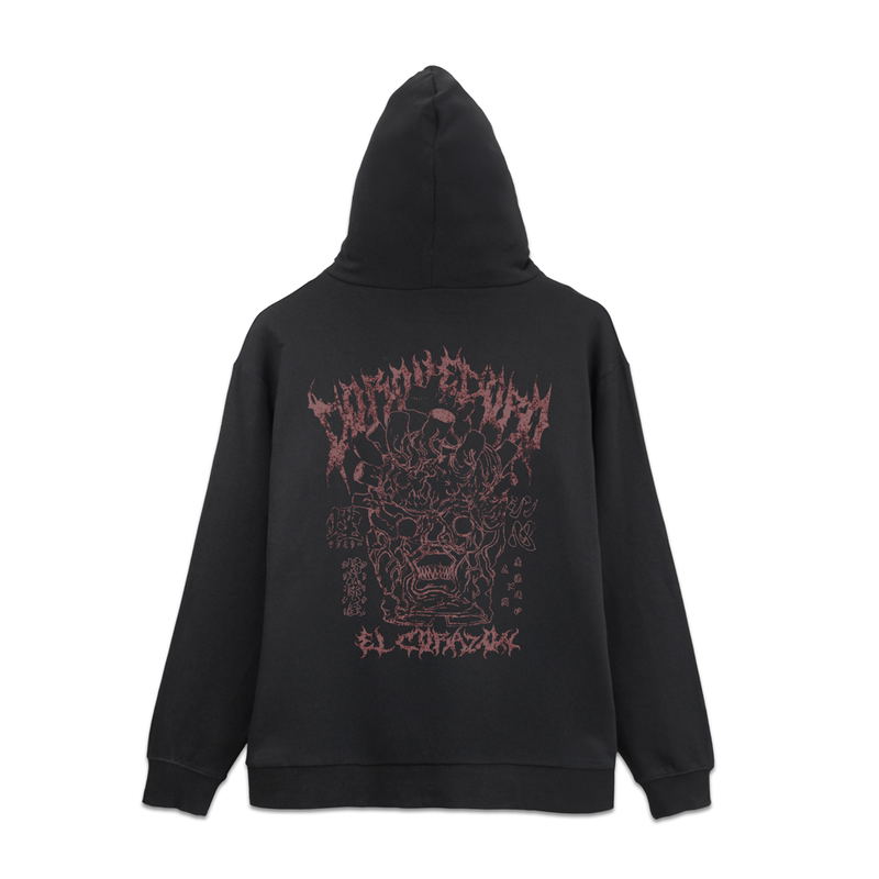Dorohedoro (Original Version) - Shin Mask Zip Hoodie (Black | Size L) image 1