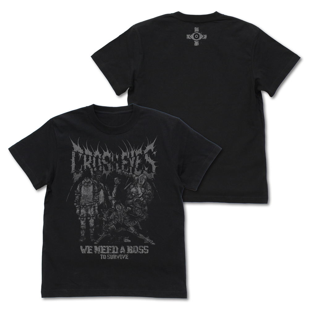 トロロ Dorohedoro (Original Version) - Cross-Eyes T-shirt (Black | Size XL)
