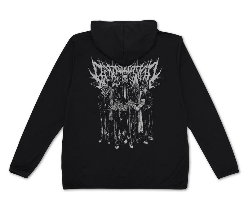 Dorohedoro (Original Version) - Demons' Thin Dry Hoodie (Black | Size XL) image 2