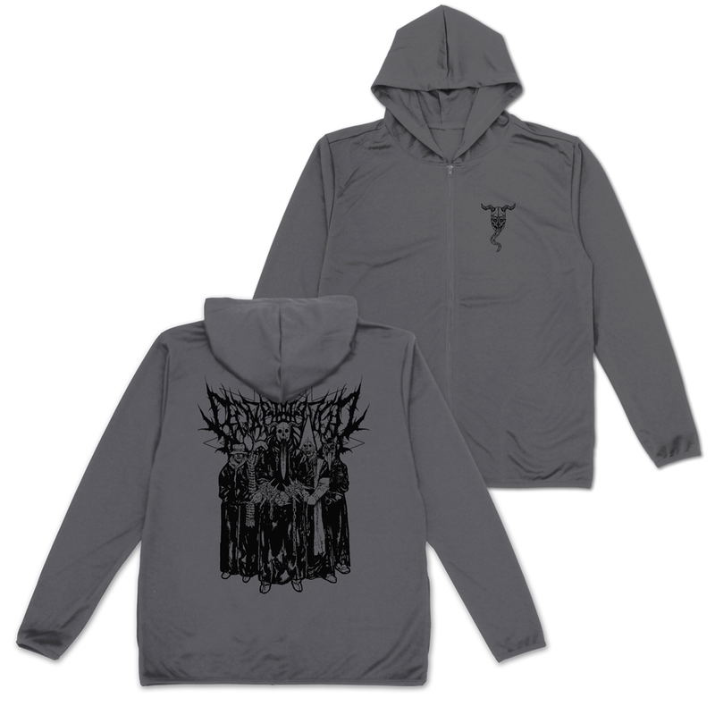 Dorohedoro (Original Version) - Demons' Thin Dry Hoodie (Gray | Size XL) image 1