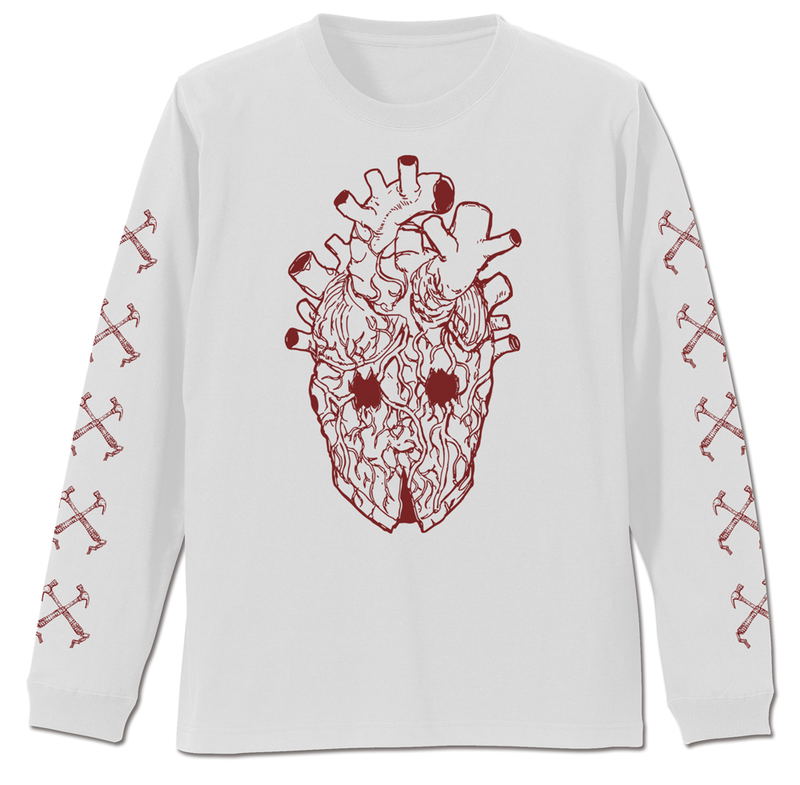 Dorohedoro (Original Version) - Shin Mask Ribbed Long Sleeve T-shirt (White | Size L) image 1