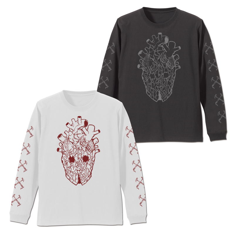 Dorohedoro (Original Version) - Shin Mask Ribbed Long Sleeve T-shirt (Sumi | Size S) image 3