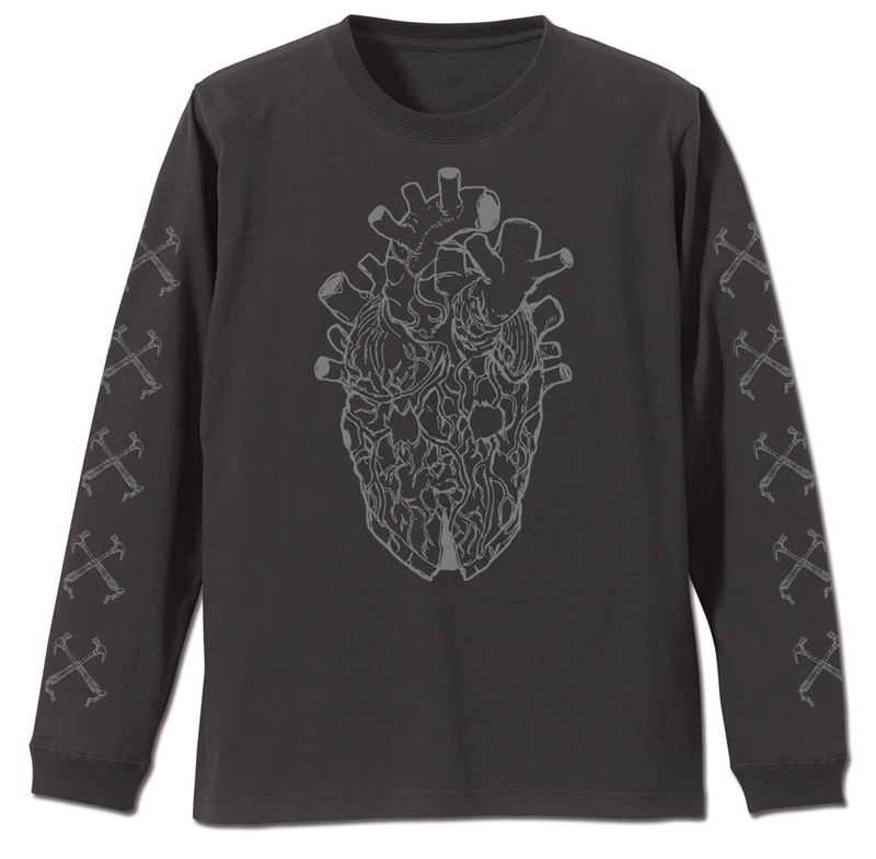 Dorohedoro (Original Version) - Shin Mask Ribbed Long Sleeve T-shirt (Sumi | Size M) image 1