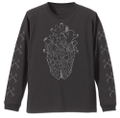 Dorohedoro (Original Version) - Shin Mask Ribbed Long Sleeve T-shirt (Sumi | Size L) thumbnail 1