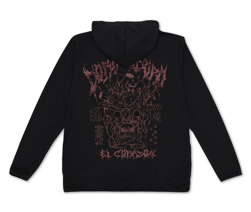 Dorohedoro (Original Version) - Shin Mask Thin Dry Hoodie (Black | Size XXL) image 2