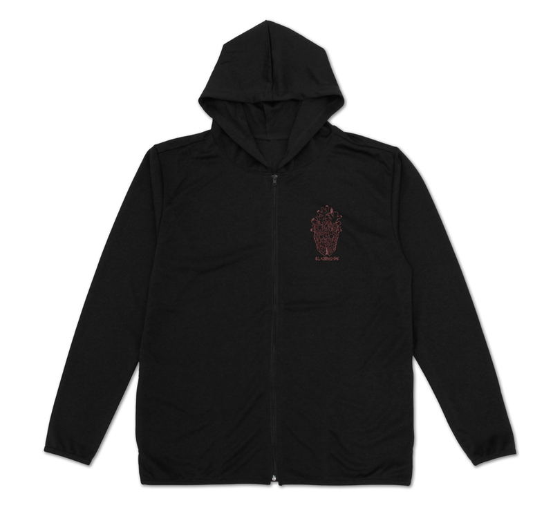 Dorohedoro (Original Version) - Shin Mask Thin Dry Hoodie (Black | Size XXL) image 3