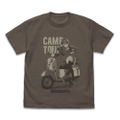 Yuru Camp Season 3 - Original Illustration Of Shima Rin T-shirt Taking A Break On The Bike Ver. (Charcoal | Size XL) thumbnail 1