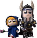 Chibi Creature Pop Team Epic: Popuko & Pipimi Shining Shoulder Ver. thumbnail 1
