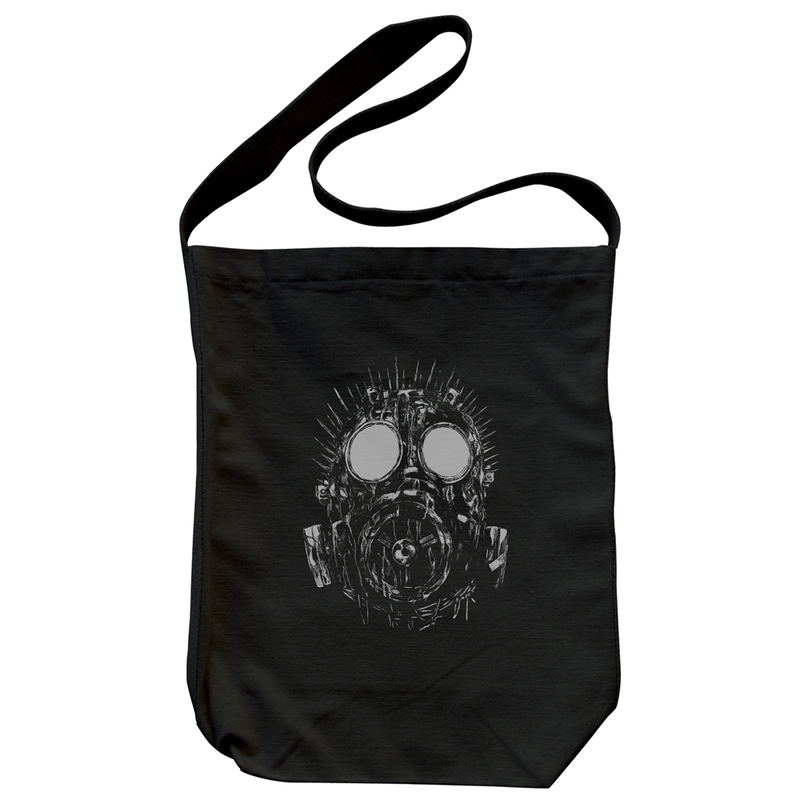 Dorohedoro (Original Version) - Kaiman Mask Shoulder Tote Bag (Black) image 1
