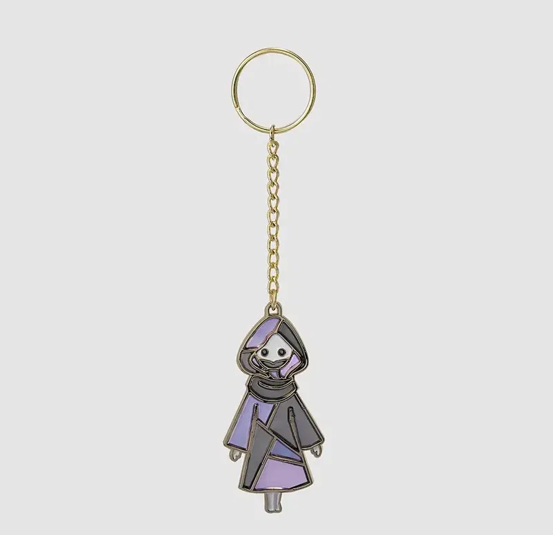 Final Fantasy XIV Stained Glass Style Key Chain Ancient One image 1