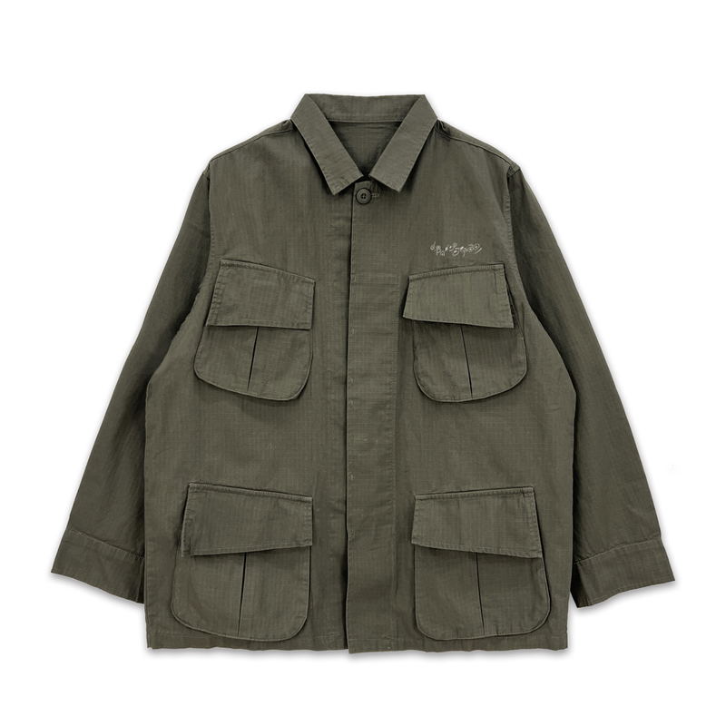Made In Abyss: The Golden City Of The Scorching Sun - Abyss Map Fatigue Jacket Ver.2.0 (Moss | Size M) image 2