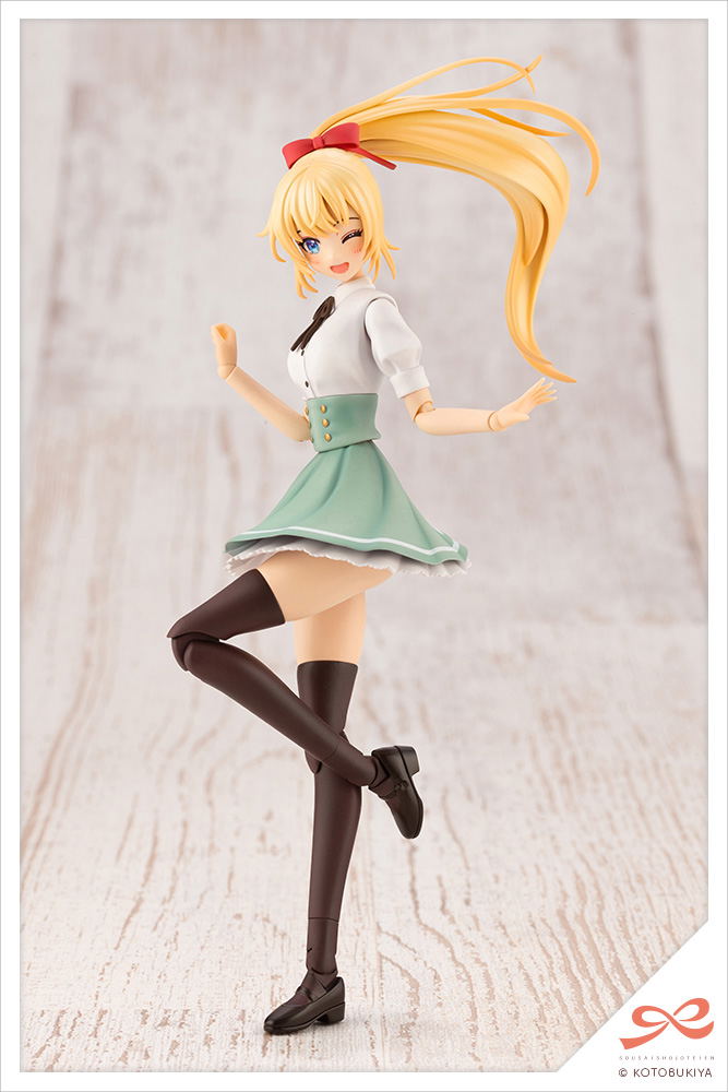 Sousai Shojo Teien 1/10 Scale Plastic Model Kit: Saeki Ritsuka St. Iris Gakuen Girls' High School Summer Clothes (Re-run) image 3
