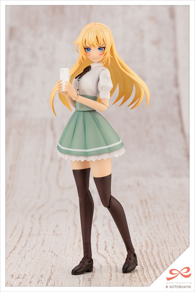 Sousai Shojo Teien 1/10 Scale Plastic Model Kit: Saeki Ritsuka St. Iris Gakuen Girls' High School Summer Clothes (Re-run) image 6