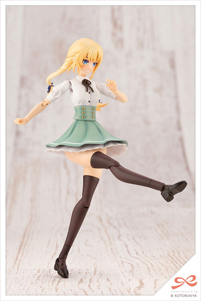 Sousai Shojo Teien 1/10 Scale Plastic Model Kit: Saeki Ritsuka St. Iris Gakuen Girls' High School Summer Clothes (Re-run) image 9